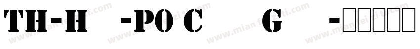 TH-Hak-P0 ChangGuei字体转换